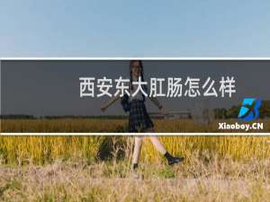 西安东大肛肠怎么样
