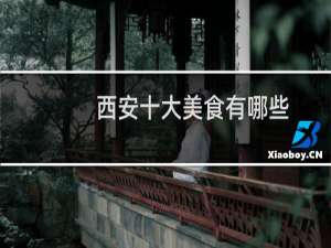 西安十大美食有哪些