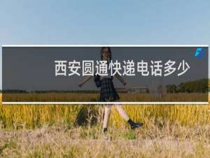 西安圆通快递电话多少