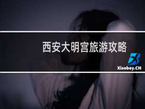 西安大明宫旅游攻略
