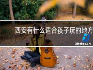 西安有什么适合孩子玩的地方