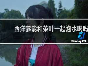 西洋参能和茶叶一起泡水喝吗