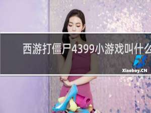 西游打僵尸4399小游戏叫什么