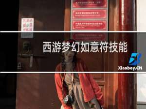 西游梦幻如意符技能