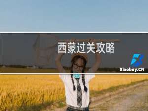 西蒙过关攻略
