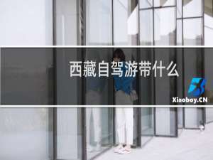西藏自驾游带什么