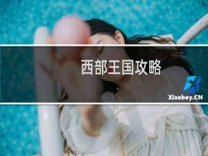 西部王国攻略