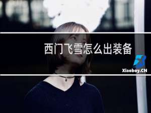 西门飞雪怎么出装备？打野（列单）装备分析盘点
