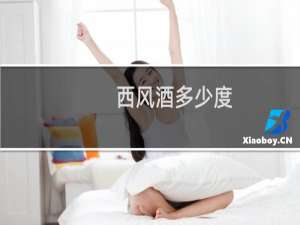 西风酒多少度
