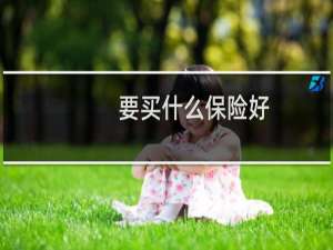 要买什么保险好