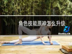 角色技能原神怎么升级