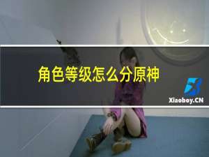 角色等级怎么分原神