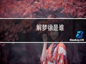 解梦徐是谁