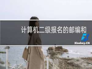 计算机二级报名的邮编和地址可以不填吗