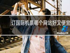 订国际机票哪个网站好又便宜