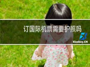 订国际机票需要护照吗