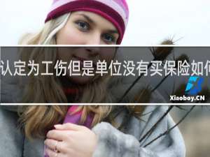 认定为工伤但是单位没有买保险如何处理