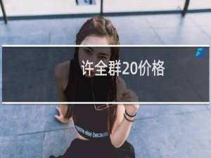 许全群 价格