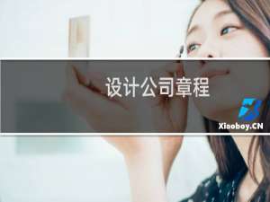 设计公司章程