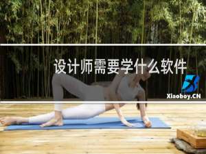 设计师需要学什么软件