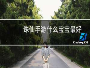 诛仙手游什么宝宝最好