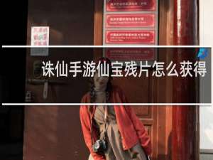 诛仙手游仙宝残片怎么获得