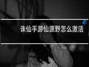 诛仙手游仙源野怎么激活