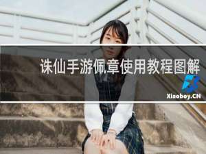 诛仙手游佩章使用教程图解