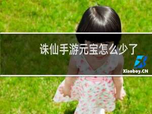 诛仙手游元宝怎么少了