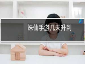 诛仙手游几天升到