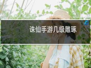 诛仙手游几级雕琢