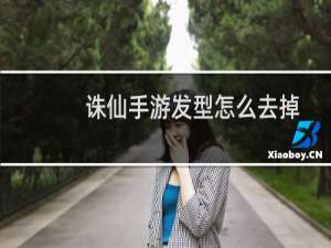 诛仙手游发型怎么去掉