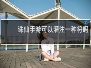 诛仙手游可以灌注一种符吗