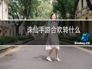 诛仙手游合欢转什么