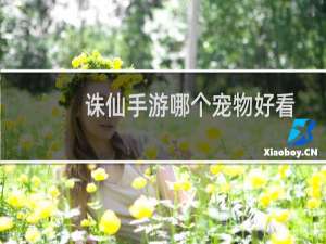 诛仙手游哪个宠物好看