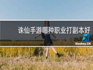诛仙手游哪种职业打副本好
