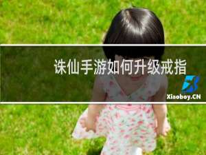 诛仙手游如何升级戒指