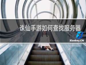 诛仙手游如何查找服务器