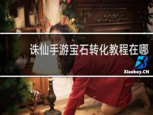 诛仙手游宝石转化教程在哪