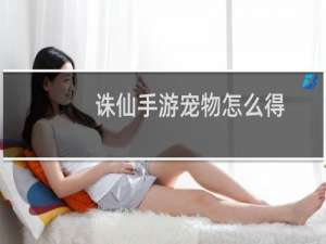 诛仙手游宠物怎么得