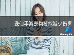 诛仙手游宠物技能减少伤害