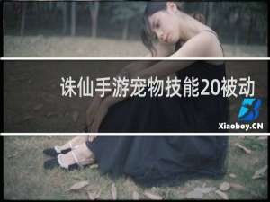诛仙手游宠物技能 被动