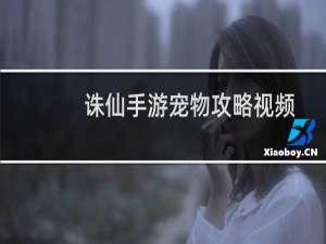 诛仙手游宠物攻略视频