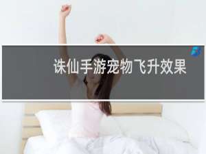 诛仙手游宠物飞升效果