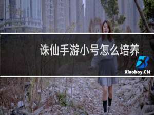 诛仙手游小号怎么培养