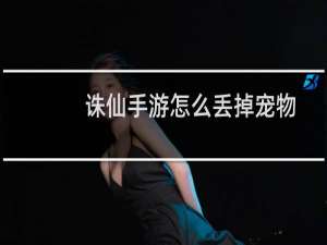 诛仙手游怎么丢掉宠物