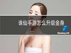 诛仙手游怎么升级金身