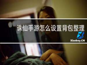 诛仙手游怎么设置背包整理