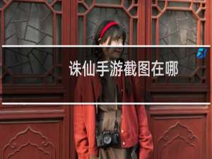 诛仙手游截图在哪