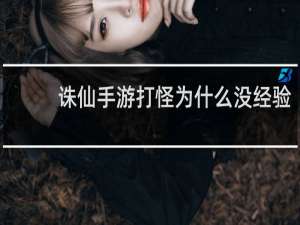 诛仙手游打怪为什么没经验